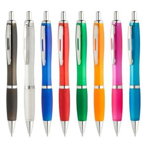 Stylos à bille imprimés en gros à faible MOQ, bon marché, de haute qualité, promotionnels, rétractables, en plastique, avec logo personnalisé - Product Image 2