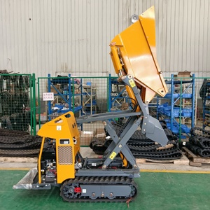 Xe Đẩy Mini Chạy Bằng Cao Su Chạy Bằng Động Cơ Xăng Khả Năng Chịu Tải Xe Đẩy Vận Chuyển Bánh Xích - Product Image 1