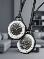 Mechanische Taschenuhr Biokeramik Achteckige Hülle Wasserdicht 8 Farben Pop-Art-Stil Achteckige Smartwatch für Kinder Männer Geschenk für APS
