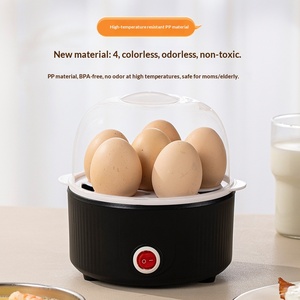Mrs. Han <strong>Electric</strong> Egg <strong>Steamer</strong> Boiler Anti-dry Burning Power-off Thick Imported Food-grade PP Home Student Dormitory Fried - Product Image 3