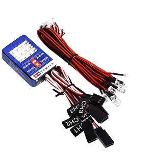 ชุดไฟ LED Rc 12 ระบบไฟสมจริง สำหรับรถดริฟท์ RC ขนาด 1/10 บนถนน ยี่ห้อ <span class=keywords><strong>Yokomo</strong></span> Tamiya อุปกรณ์เสริมสำหรับการปรับแต่ง พร้อมรีโมทคอนโทรล - Product Image 2