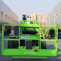 Meilleure vente Plate-forme de travail aérien Cherry Picker Quatre roues Construction Boom Lifter Lifter Trolley Lifting Up