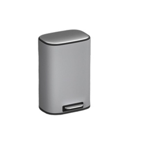 Venta al por mayor transfronteriza: Cubo de basura doméstico de acero inoxidable engrosado de 15L con tapa abatible silenciosa y cierre suave para sala de estar y - Product Image 5