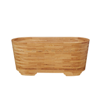 Baignoire de luxe pour intérieur, en bois, style japonais, vente en gros