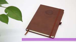 Cuaderno de Cuero PU Vintage, Agenda A5, Diario, Libreta de Notas, Papelería Bonita - Product Image 2