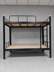 เฟอร์นิเจอร์ห้องนอนอพาร์ทเมนต์ทันสมัย เตียงสองชั้นเหล็กสำหรับผู้ใหญ่ พร้อมบันได - Product Image 5