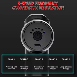 Pistolet de Massage Fascial Musculaire Professionnel pour Tout le Corps 2025 de Haute Qualité à Vibration pour Tissus Profonds avec Moteur sans Balais et Batterie 1500mAh - Product Image 6