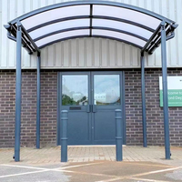 Auvent de stationnement pour voiture en aluminium imperméable, abri pare-soleil isolant thermiquement pour utilisation en extérieur, garage, cour arrière