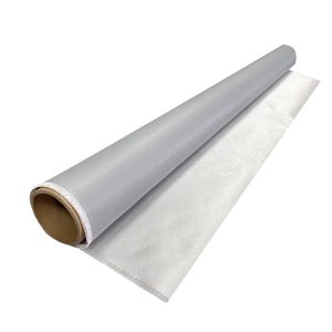Tissu en fibre <span class=keywords><strong>de</strong></span> <span class=keywords><strong>verre</strong></span> à haute teneur en silice, enduit <span class=keywords><strong>de</strong></span> silicone d'un seul côté, résistant aux températures jusqu'à 1000 degrés Celsius, avec service <span class=keywords><strong>de</strong></span> découpe - Product Image 2