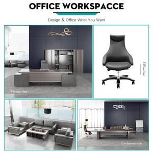 Modern Furniture Manager Desk Workstation Luxury Wooden Executive Office Desk Office <b>Table</b> - Product Image 4