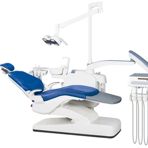 Zahn ärztliche Ausrüstung Einheit elektrische PU Ce Zahnarzt Stuhl Preis 24V Stuhl Zubehör Teile Dental Dental Chair