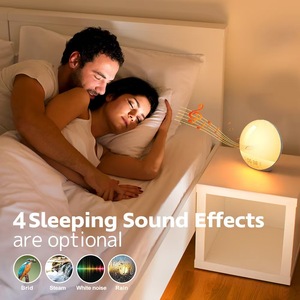 <span class=keywords><strong>Réveil</strong></span> intelligent <span class=keywords><strong>WiFi</strong></span> avec simulation du lever du soleil, design moderne et luxueux pour chambre et salon - Product Image 4