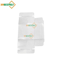 Vente en gros Emballage de biscuits macaron personnalisé Boîte pliante en plastique PET transparent et transparent