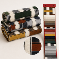 Tissu d'ameublement jacquard à carreaux sur mesure, poids lourd, 100% polyester, tissu de rembourrage pour canapé moderne