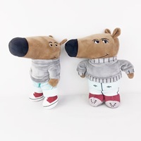 Nouveau Chill Guy Meme jouets en peluche 25cm Chill Guy poupée Anime chien homme jouets en peluche Just a Chill Guy jouets personnalisés enfants cadeau de noël