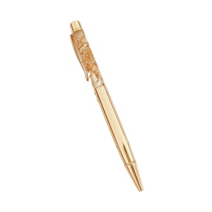 Bolígrafos Promocionales al por Mayor con Lámina Dorada, Base de Aceite, con Polvo Brillante, Punta Metálica de 1.0 mm, Modelo <span class=keywords><strong>18</strong></span>, con Logotipo - Product Image 5