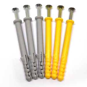 Cheville murale en plastique de 8 mm avec vis et ancre en nylon - Product Image 5