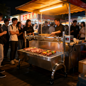 <span class=keywords><strong>Barbecue</strong></span> électrique automatique commercial, machine à rôtir, <span class=keywords><strong>barbecue</strong></span> au charbon de bois d'extérieur, <span class=keywords><strong>barbecue</strong></span> - Product Image 3