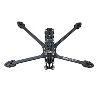 Kit de cadre en fibre de carbone sergé mat RJXHobby Mark5 DC O3 7 pouces 319 mm pour drone de course FPV RC