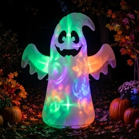 Décoration de citrouille gonflable d'Halloween en PVC personnalisée pour l'extérieur, ultra-résistante, imperméable, résistante aux intempéries, avec ventilateur intégré, installation facile