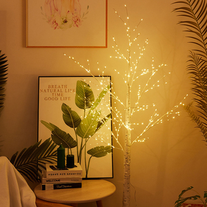 Đèn LED Trắng Ấm Cây Nhân Tạo Để Trang Trí Mặt Bàn Đồ Trang Trí Trong Nhà Tiệc Lễ Phục Sinh Giáng Sinh - Product Image 4