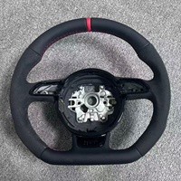 Volant en cuir Alcantara pour Audi S1 S3 S4 S5 S7 S8 A1 A3 A4 A5 A6 B9 B8.5 B8 R8 TT TTRS TTS Q3 Q5