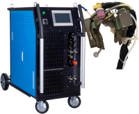 Machine de soudage orbitale automatique Bohan à alimentation par fil de type ouvert, tête de soudage ouverte en acier au carbone, soudeuse à l'arc TIG refroidie par eau, 10 pouces