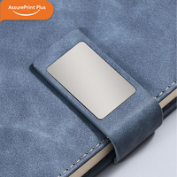 Carnet à couverture rigide avec logo personnalisé, journal écologique avec bande élastique et ruban marque-page