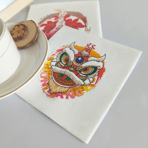 Servilletas de Cóctel con Logotipo Personalizado, 2 Capas, Papel de Pulpa de Madera Virgen, Servilletas Impresas para Cena, para Fiestas, Bares y Catering - Product Image 2
