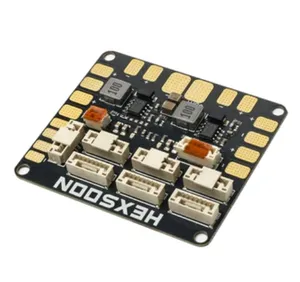 Carte de distribution de drone PDB-40A shunt abaisseur sortie 5V/12V stabilité abaisseur de courant 6 canaux 25A pour vol de drone Rc