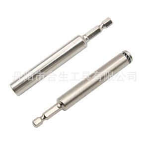 Tige d'extension hexagonale Mr Drill 6,35 mm, longueur 99 mm, pour perceuse pistolet, finition argentée, matériau 40Cr - Product Image 3