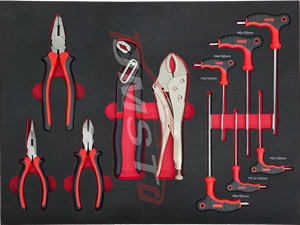 Set di Utensili Professionali da 201 Pezzi con Chiavi a Bussola, Chiavi a Brugola, Pinze e Strumenti di Misurazione OEM <span class=keywords><strong>per</strong></span> Manutenzione - Product Image 3