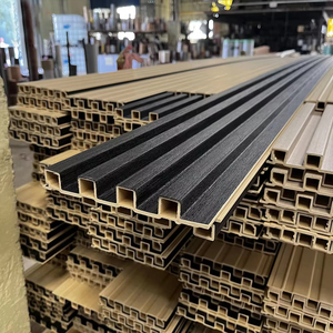 <span class=keywords><strong>WPC</strong></span> không thấm nước thân thiện với môi trường nội thất trang trí lưới tản nhiệt Bảng điều khiển với dễ dàng cài đặt hiện đại Nhà căn hộ bệnh viện khách sạn sử dụng - Product Image 4