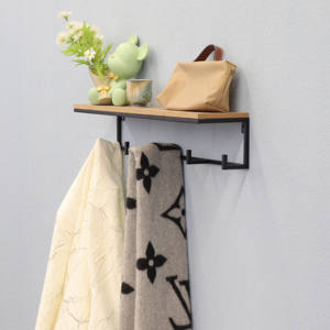 <span class=keywords><strong>Porte</strong></span>-<span class=keywords><strong>manteau</strong></span> en fer MDF Crochets muraux pour manteaux <span class=keywords><strong>Porte</strong></span>-<span class=keywords><strong>manteau</strong></span> d'entrée Crochet mural pour <span class=keywords><strong>étagère</strong></span> - Product Image 3