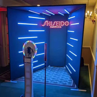 Offre Spéciale personnalisé Vogue LED 360 Photo Booth boîtier Vogue LED Magazine Photo Booth boîte pour mariages et événements décorations