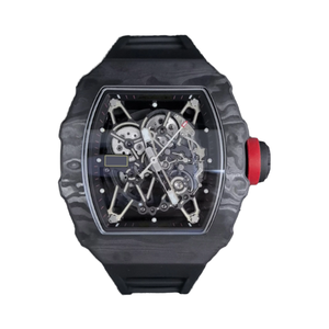 Montre mécanique pour garçons tendance de marque, boîtier en titane de luxe, bracelet en silicone noir, vente chaude 2025 - Product Image 4