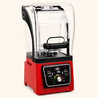Machine à glace pilée commerciale avec couvercle insonorisé pour restaurant et café