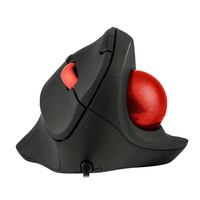 Ratón Ergonómico JOMAA con Trackball, DPI Ajustable, Vertical, Cableado USB, 6 Botones, para Diestros, para Portátil, Hogar y Oficina