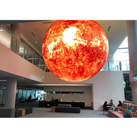 Pantalla LED esférica para interior y exterior, tamaño personalizado, diámetro de globo de bola, 1m/1,5 m/2m/3m/4m, más pantalla LED en forma de esfera