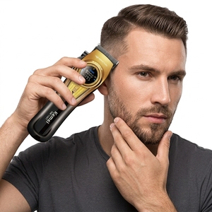 KEMEI KM-1691 <span class=keywords><strong>Tagliacapelli</strong></span> Professionale da <span class=keywords><strong>Uomo</strong></span>, 9000 RPM, Batteria ad Alta Capacità 4500mAh, Lama in Ceramica Regolabile, Trimmer Multivelocità - Product Image 6