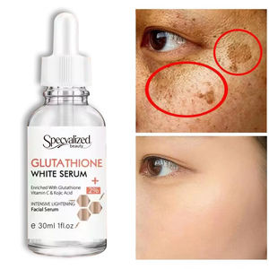 Private Label vitamina C acido Kojic cura della pelle glutatione siero sbiancante per la pelle del viso per la rimozione delle macchie scure - Product Image 3