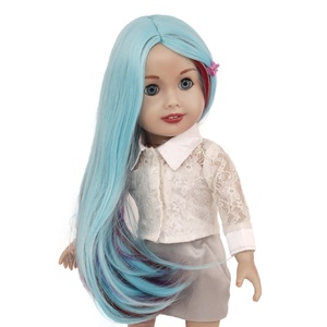 Accessoires de poupée 18 pouces, vêtements de cheveux bouclés, convient aux poupées de 18 pouces comme notre génération My Life, perruques de poupée de 18 pouces - Product Image 6