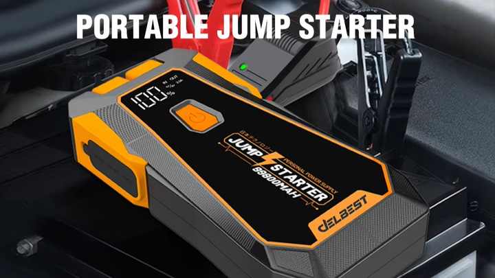 DBPOWER PEAK 2000A 18000MAH PORTABLE CAR JUMP STARTER, BATTERY BOOSTER