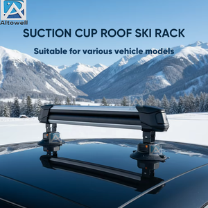 Soporte de Techo para Esquís Altowell de Aleación de Aluminio con Ventosas, Bloqueable, Sin Perforación, Capacidad de 180-200 kg para Esquís y Tablas de Snowboard, 1 Año de Garantía - Product Image 5