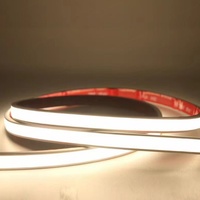 Lumières linéaires flexibles LED COB IP68 étanches 10 mm pour sauna haute température 105°C, 24V 2700K blanc chaud, 90 télécommandes, dimmables