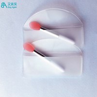 Vente en gros d'outils de beauté accessoires mini petite spatule pour masque en silicone applicateur de lèvres en silicone pinceau baume à lèvres en silicone pinceau à lèvres