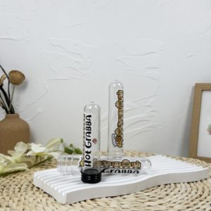 ขวดหลอดทดลองสำหรับลูกอมทำจากพลาสติกพร้อมฝาเกลียว - Product Image 4