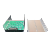 Boîtier de contrôle en alliage d'aluminium anodisé 6063, mini-boîtier PC, boîtiers d'instruments électroniques IP54, corps divisé, fourni par l'usine