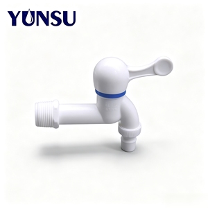 ก๊อกน้ำพลาสติกแบบกำหนดเองจากจีน (OEM) พร้อมไส้เซรามิก, DN15 1/2" ก๊อกติดผนังสำหรับใช้ในครัวและสวน - Product Image 1