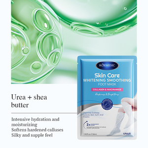 Masque en tissu KORMESIC Marque Privée 80/90ml au Collagène et Niacinamide, Éclaircissant, Anti-rides, Lissant, Non collant, Réparateur pour Mains et Pieds - Product Image 5